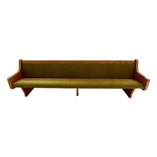 Mid Century Church Pew For Sale