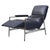 Blue Leather Lounge Chair from Verzelloni, 1990s For Sale - Image 11 of 12