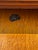 American Antique Grand Rapids Carved Wood Cabinet on Casters – Michigan Made | Solid Wood For Sale - Image 3 of 3