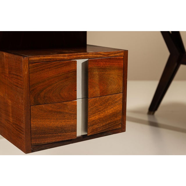 Writing Desk in Rosewood by Ennio Fazioli for MIM Roma, Italy, 1958 For Sale - Image 16 of 18