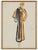 Bring Hollywood Regency glamour to your bedroom, dressing room, or walk-in closet with this vintage French fashion art...