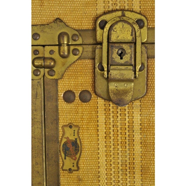 Early 20th Century Antique Overland Fitted Steamer Trunk Luggage Chairish