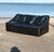 Black Leather Sofa by De Pas, D'Urbino and Lomazzi for Cinna, France, 1980s For Sale - Image 14 of 18