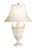 Crackle Glaze Euroceramic With Brass Accents Clean with a dry cloth
