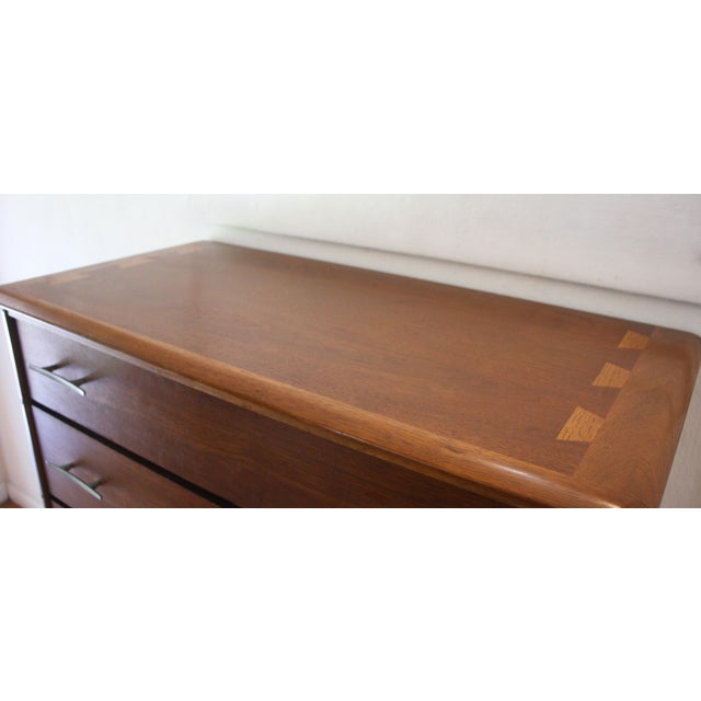 Mid-Century Modern Mid Century Modern Lane Acclaim Tall Dresser by Andre Bus For Sale - Image 3 of 7