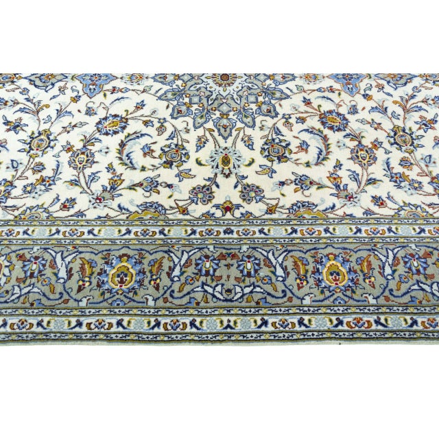 Kashan Rug in Cork Wool For Sale - Image 9 of 13