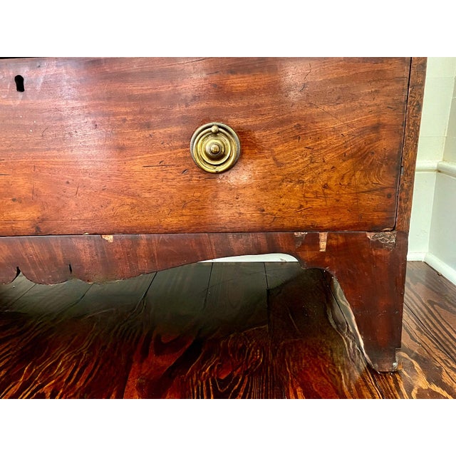 Wood 19th c. Mahogany 5 Drawer Chest For Sale - Image 7 of 11