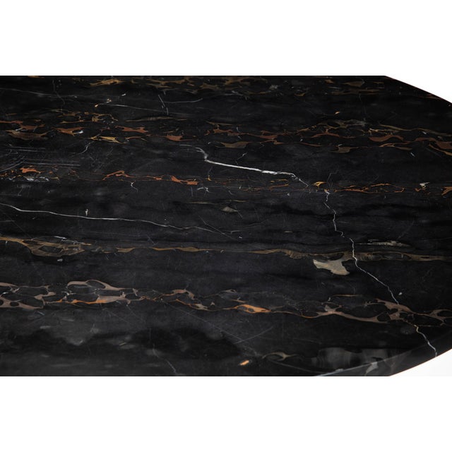 Napoleon III Ovular Dining Table With Nero Portoro Marble Top For Sale - Image 16 of 18