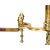 American Late Federal Brass Andirons - A Pair For Sale - Image 11 of 13