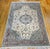Vintage Persian Tabriz Rug, Hand-Knotted Wool & Silk, Fine Floral Pattern, Ivory & Taupe, 7x10 For Sale - Image 10 of 18