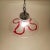 Red Italian Postmodern Murano Glass Pendant Lamp from Seguso Vetri d'Arte, 1980s For Sale - Image 8 of 13