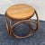Thonet style bentwood stool /side table with wood top.