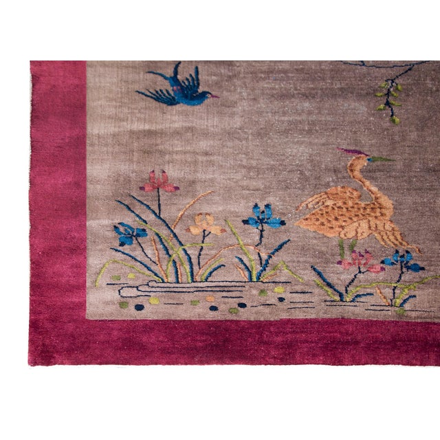 Early 20th Century Chinese Art Deco Rug For Sale - Image 11 of 14