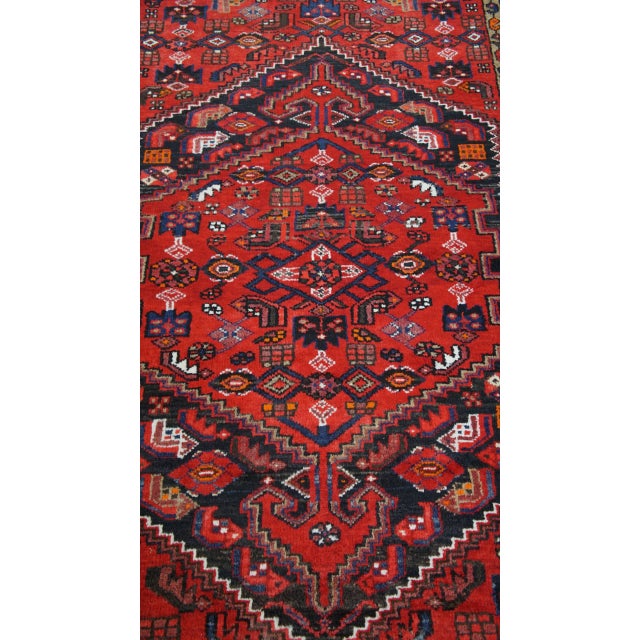 Red Rug with Patterns For Sale - Image 6 of 9