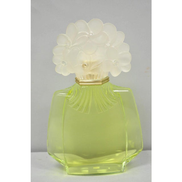 Art Deco Vintage 14" Carolina Herrera Flore Eau De Parfum Dummy Display Perfume Bottle For Sale - Image 3 of 14