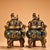 Metal Pair of Vintage Chinese Cloisonné Enamel & Gilt Bronze Dragon Censers / Incense Burners For Sale - Image 7 of 10