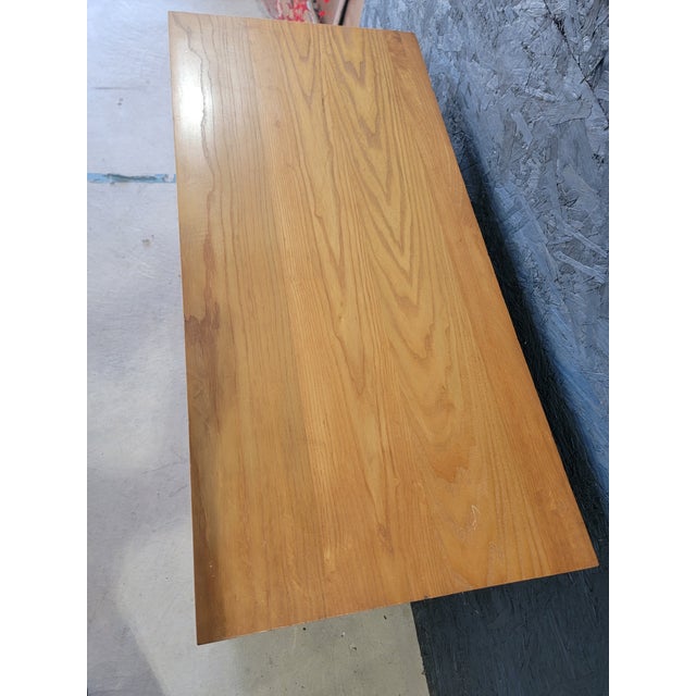 Tan Antique Ash Two Over Three Chest of Drawers From England For Sale - Image 8 of 12