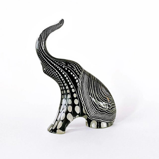 Iconic lucite elephant by Abraham Palatnik. Signed "Pal." in interior. Abraham Palatnik (1928-2020) was a Brazilian artist...