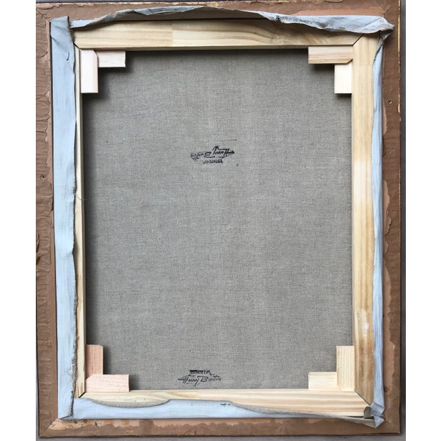 American Impressionist Oil Painting Nude Female With Balalaika by Harry Barton For Sale In New York - Image 6 of 8