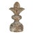 Antique French Carved Stone Fleur De Lis For Sale
