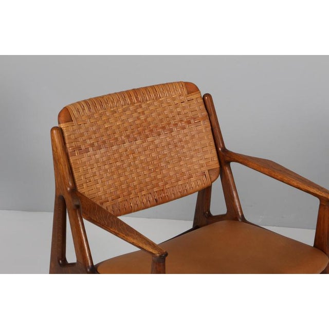 Armchairs by Arne Vodder for Vamo Furniture Factory, 1970s, Set of 2 For Sale - Image 3 of 8