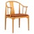 Brown Vintage Chinese Chair by Hans J. Wegner for Fritz Hansen For Sale - Image 8 of 8