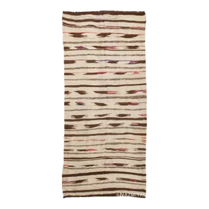 Nazmiyal Collection Tribal Flatweave Vintage Moroccan Kilim Rug