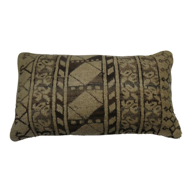 Tribal Antique Ersari Rug Bolster Pillow For Sale