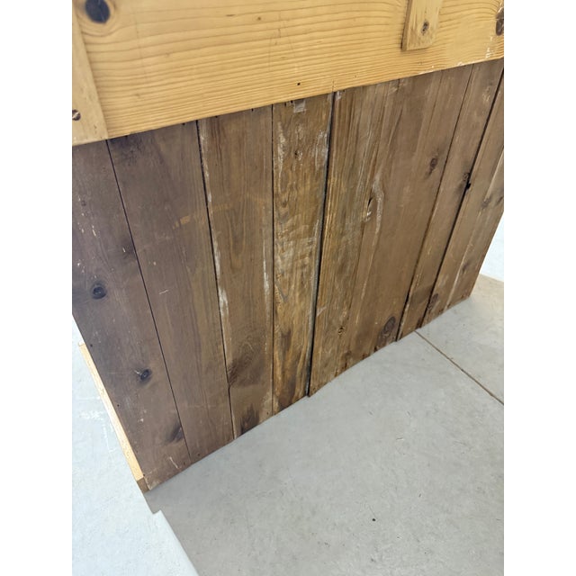 Antique Pine Sideboard With Drawers and Cupboard From England For Sale - Image 17 of 18