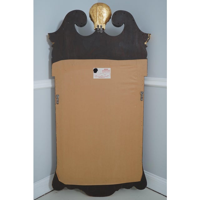 Friedman Brothers Mahogany Gold Gilt Trim Chippendale Mirror For Sale - Image 9 of 10