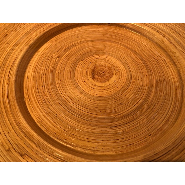 Vintage 1970s Wooden Chargers - Set of 12