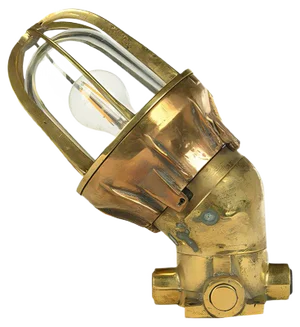 Vintage Brass Boat Wall Light