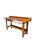 Mid-20th Century Industrial Solid Wood Carpenter's Workbench Console Table For Sale - Image 6 of 18