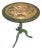 Regency Green and Gold Painted Flip-Top Side Table With Allegorical Pegasus Motif For Sale