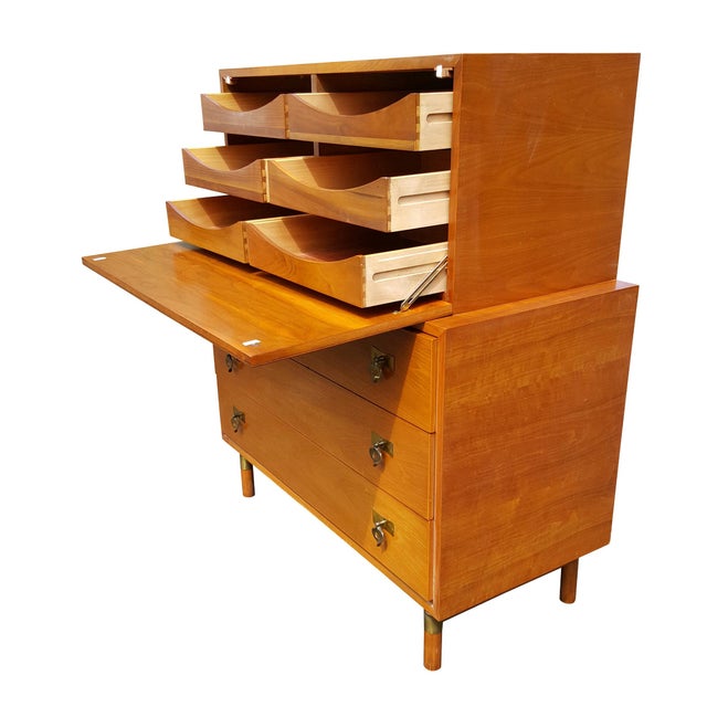1960's Red Lion Mid-Century Modern Dresser | Chairish