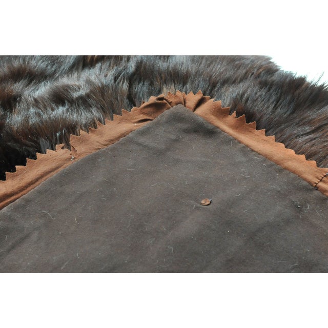 Vintage Bear Skin Rug 4' x 4' 6" Chairish