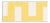 Schumacher Matrix Tape Trim in Yellow For Sale
