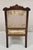 Antique Small Child's Eastlake Victorian Carved Walnut Distress Parlor Arm Chair For Sale - Image 9 of 12