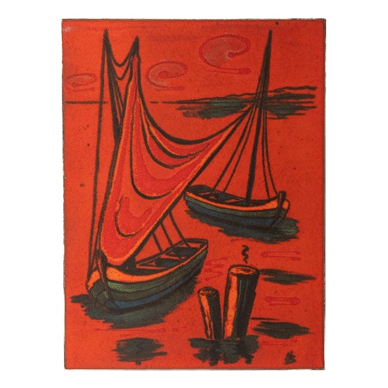 Ceramic Wall Hanging, 1960s For Sale
