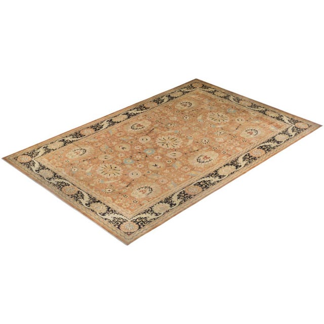 Brown Mogul Collection Hand-Knotted Area Rug - Brown 12' 0" x 18' 6" For Sale - Image 8 of 9