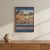Blue Maynard Dixon 1981 Framed Museum Exhibition Poster Southwestern Pueblo Art-Boho For Sale - Image 8 of 11