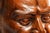 Nice Large Antique Winston Churchill Carved Wood Bust Statue Sculpture Home Decor For Sale - Image 4 of 15