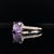 Purple Sapphire Diamond Ring 18k Gold Women 1.72 TCW Certified For Sale In New York - Image 6 of 10