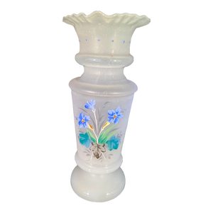 19th Century Bristol Porcelain Floral Vase