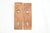 Classic style door back plates made of brass with a polished finish. The original mounting screws are not available. Good...