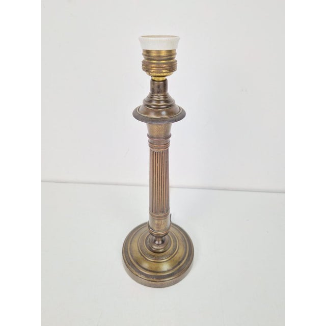 Vintage Empire Bronze Table Lamp, France, 1890s For Sale - Image 10 of 10