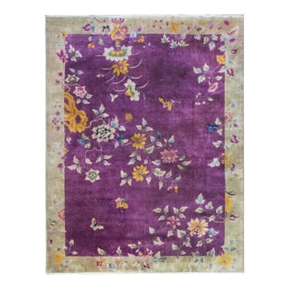 Early 20th Century Chinese Art Deco Rug For Sale