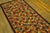 American 1930s Multicolored Abstract Folk Art Antique American Hooked Rug 2'10" X 6'6". Handknotted Wool Carpet For Sale - Image 3 of 5