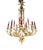 19th-Century French Gilded Bronze Chandelier 16 Lights, 1860s For Sale - Image 15 of 18