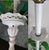 Vintage Hand-Painted Floral Tole Floor Lamp With Glass Table, Hollywood Regency For Sale - Image 15 of 15